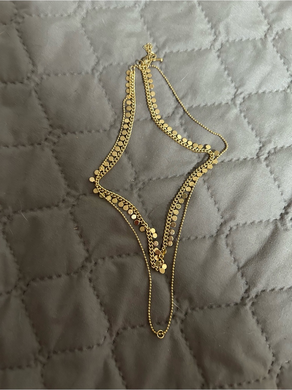 Gold Layered Necklace - Women Jewelry